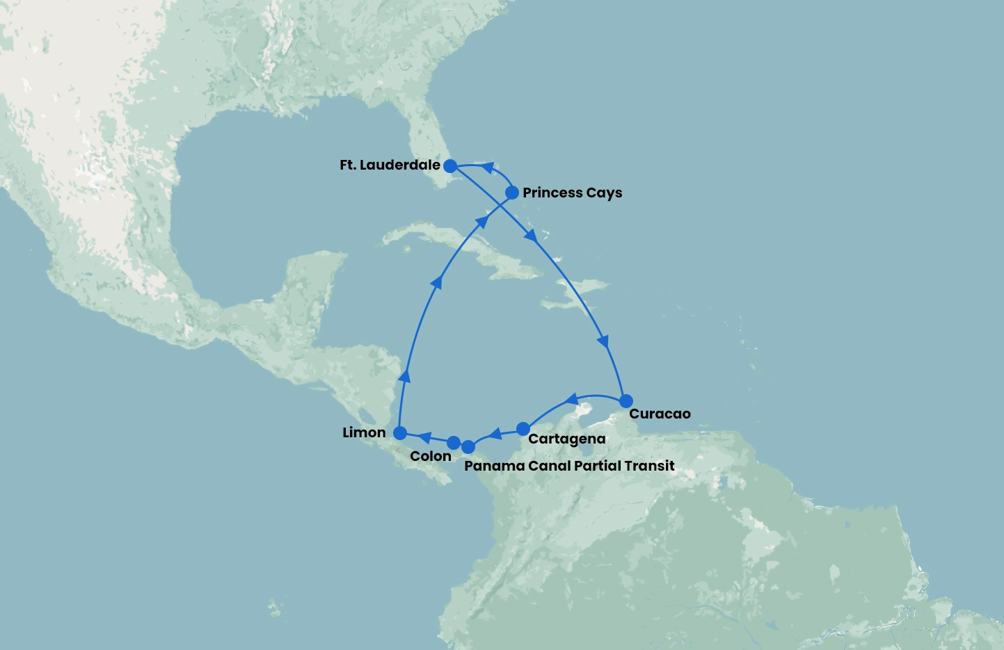 Embark on a Passage of Wonders: Navigating the Panama Canal Aboard the Caribbean Princess